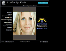 Tablet Screenshot of dalbertieye.com